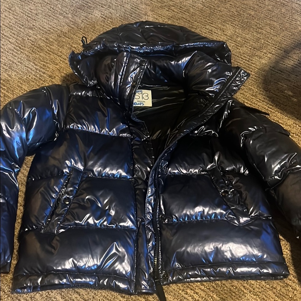 Shiny Blue S13 New York Puffer Jacket